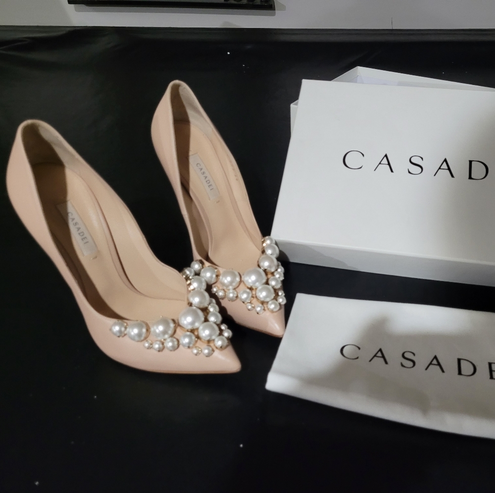 Casadei high heels (12 inch) never worn so far.